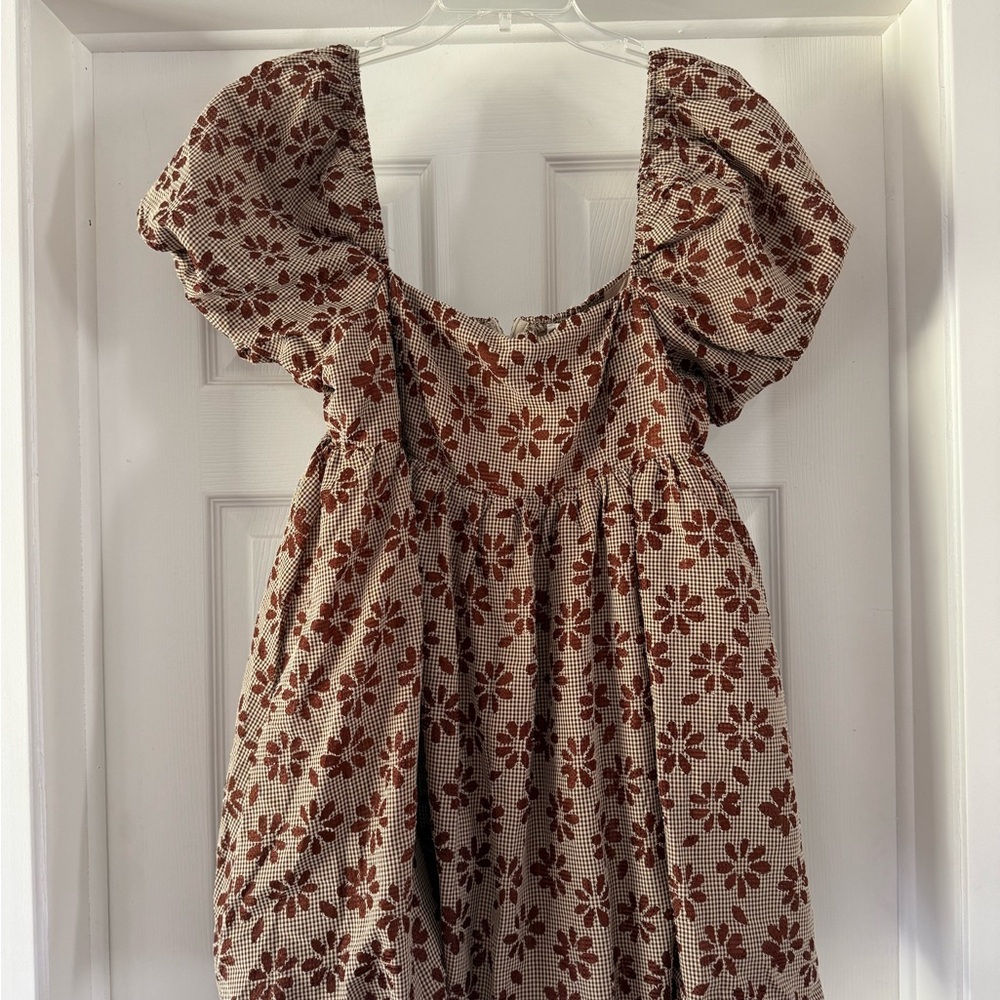 Floral Puff Sleeve Dress